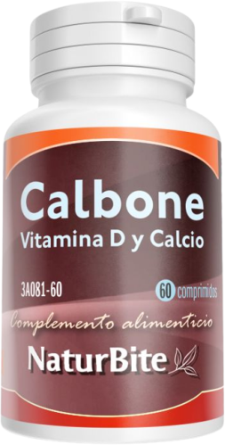 Naturbite Calbone Vitamin D Calcium 60 Tablets
