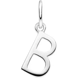 LEAF - BUCHSTABENANHÄNGER - B -  silber