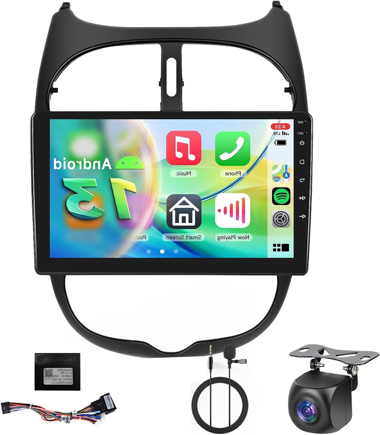 Selius Autoradio met 9 Inch Touchscreen Multimedia Navigatiesysteem