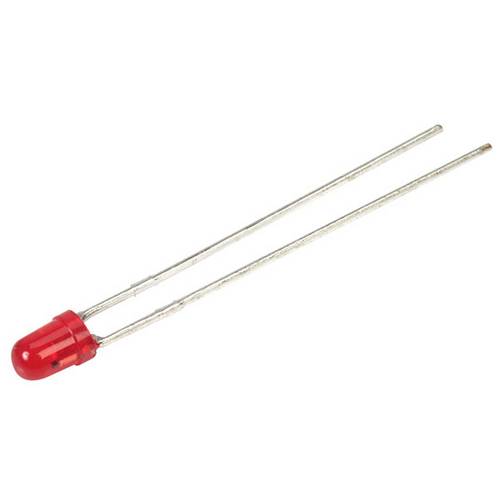 Kingbright LED bedrahtet Rot Rund 3mm 25 mcd 40° 17.5mA 6V