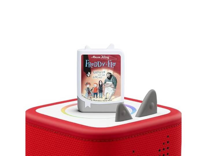 tonies Hörfigur für Toniebox, Book, Freddy + Flo Gruseln Sich vor gar nix!, Hörspiel für Kinder ab 8 Jahren, Spielzeit ca. 147 Minuten