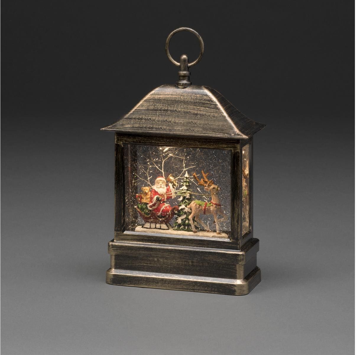 KONSTSMIDE LED Laterne "Weihnachtsmann, Höhe: 25 cm", braun, 1, H: 25cm, 1 Stk., Leuchten, LED Laterne braun 1, H: 25cm, 1 Stk.