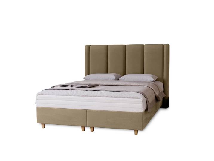 MARPUR Boxspringbett BELLA (Boxspringbett mit Matratze und Kopfteil, Füße, Anleitung)