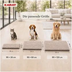 Karat Selbstheizende Haustiermatte BALU (Hund, Katze), Hundebett + Katzenbett