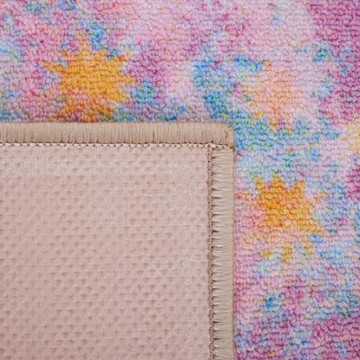 SAFAVIEH Kids Playhouse Machine Washable Slip Resistant Rachida Rainbow Rug