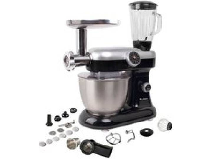 Robot Pétrin Multifonctions - KLAISER - KM284MEX - 1000 Watt - 5 Litres - Machine à pâtes et Kit Râpe