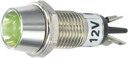 TRU Components TC-R9-115L 12V GREEN LED-Signalleuchte Grün 12 V/DC