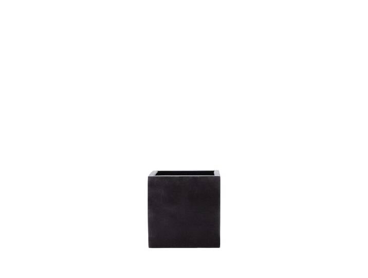 Pflanztopf Stonefiber Pot „Der Kubische“ yoooi schwarz, 35x35x35 cm