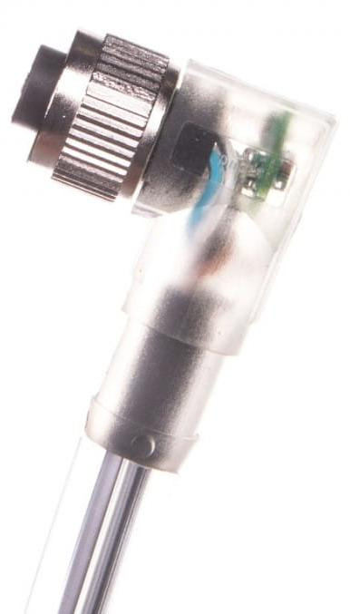 Phoenix Contact Phoenix 1668302 M12 Vrouwelijke connector, 5 meter, Zwart-Groen