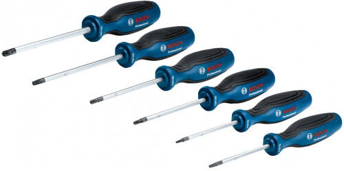 Bosch Set de 6 tournevis Torx 1600A01V09