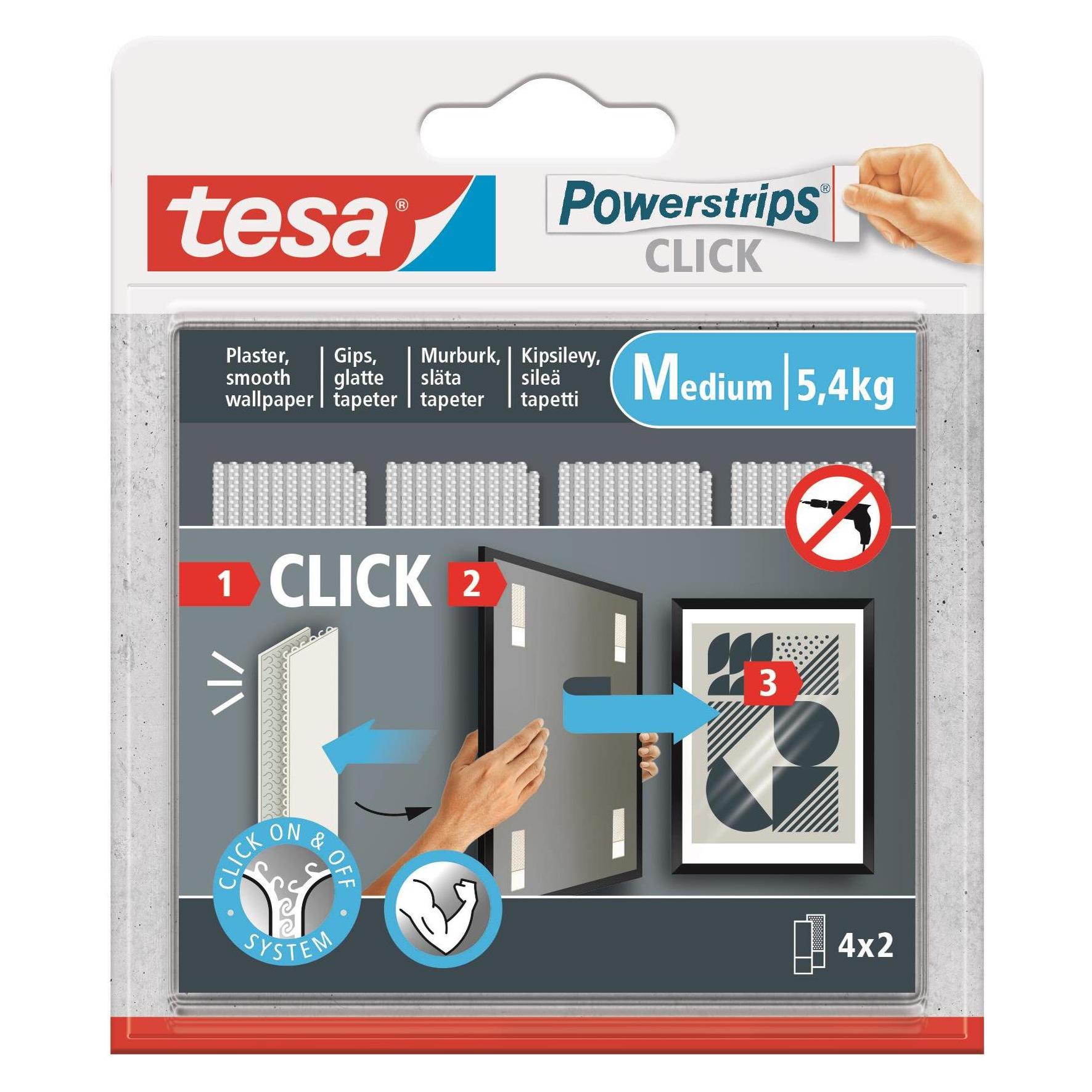 tesa powerstrips m 4 pk 5,4kg (4063565408540)