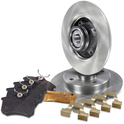Atec Bremscheiben+ABS-Ring+Radlager+Beläge HA [Hersteller-Nr. 40593750] für Citroën, Opel