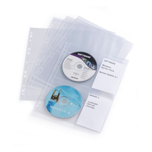 Durable CD-/DVD-Hülle COVER LIGHT M, für 4 CD's, PP, DIN A4
