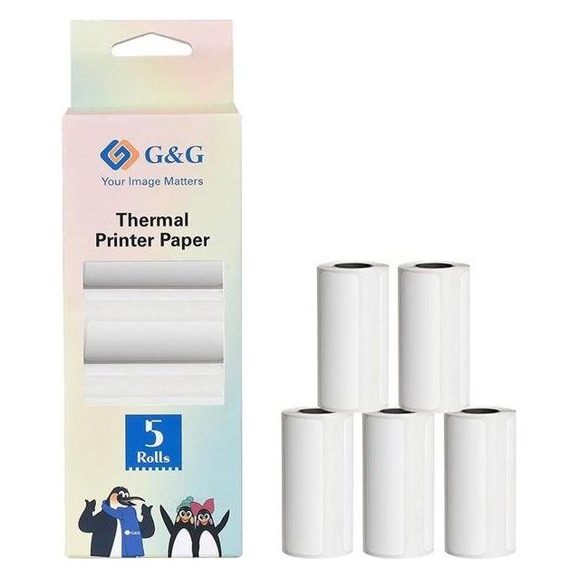 G&G Thermopapier-Etiketten 5 x 148 Stück 57mm x 15mm (21692)