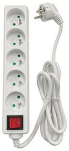 Logitech Tomada Accsup 5 Saídas + Interruptor 1.5m - Branco