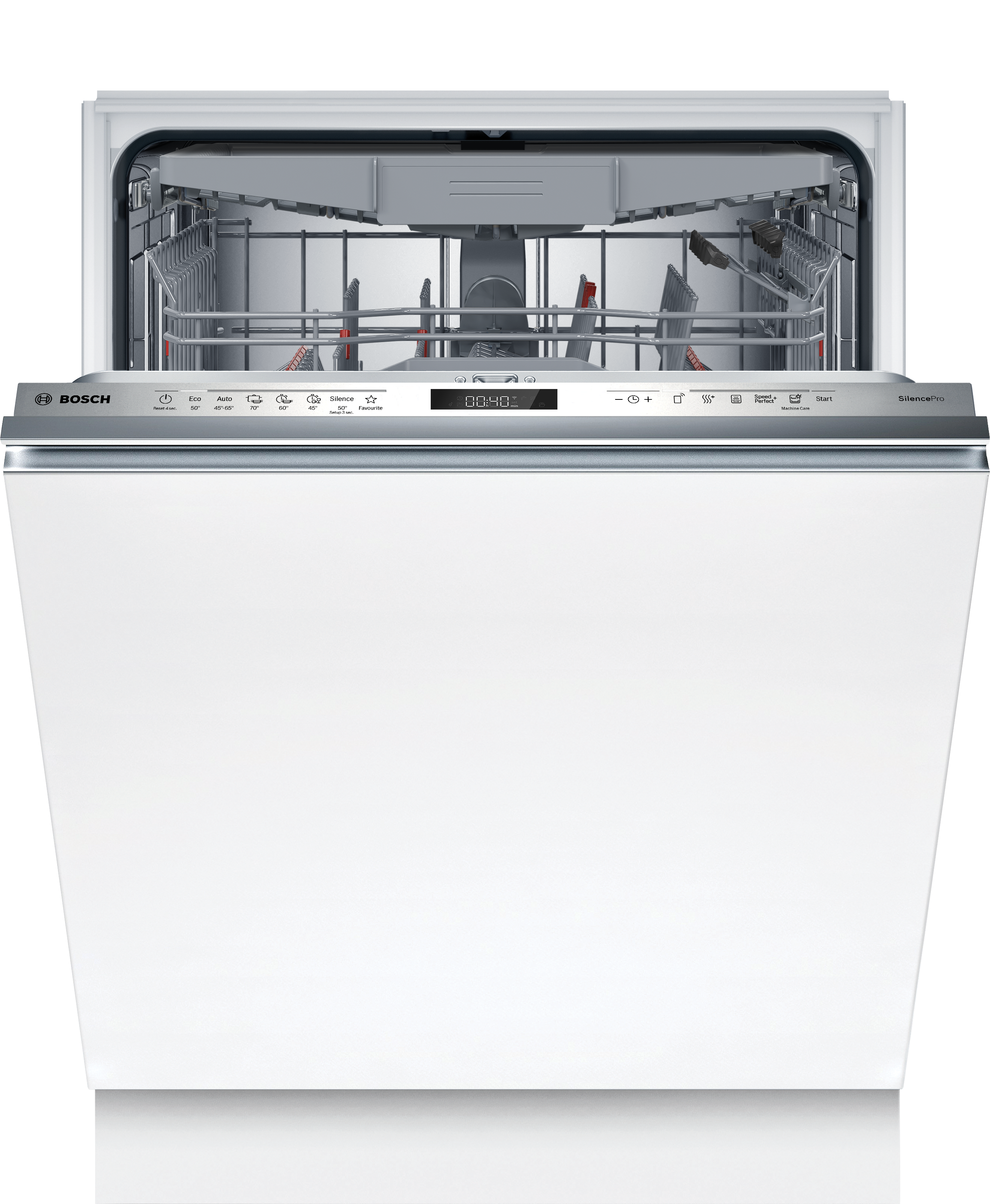 Bosch vollintegrierbarer Geschirrspüler "SBD6ECX18E", Energieeffizienz: A, weiß, B:59,8cm H:86,5cm T:55cm, Geschirrspüler, Optimiertes Trocknen durch automatische Türöffnung und extrem leise, vollintegrierbarer Geschirrspüler