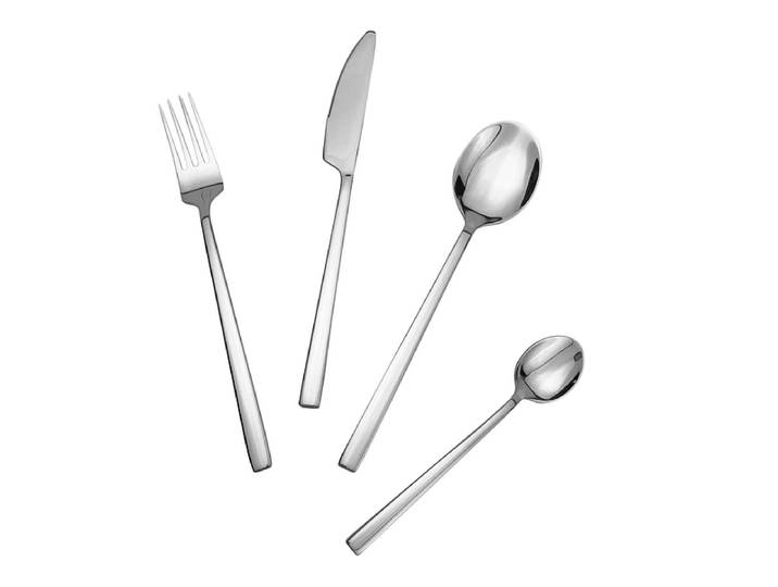 Besteck-Set URSA 24-teilig grau