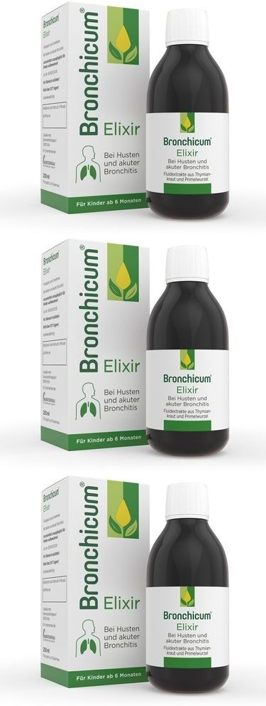 Bronchicum Elixir 3x 3x250 ml Flüssigkeit zum Einnehmen