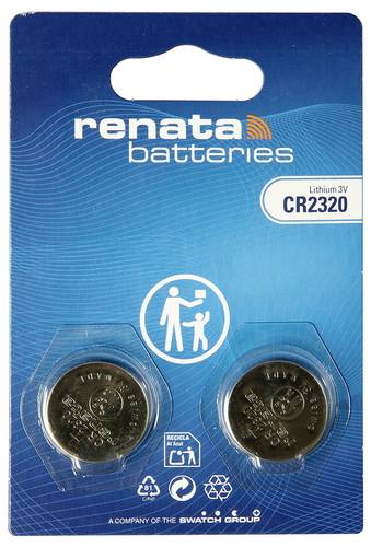 Renata Knopfzellenbox CR2320 3V 2 St. 150 mAh Li-MnO2