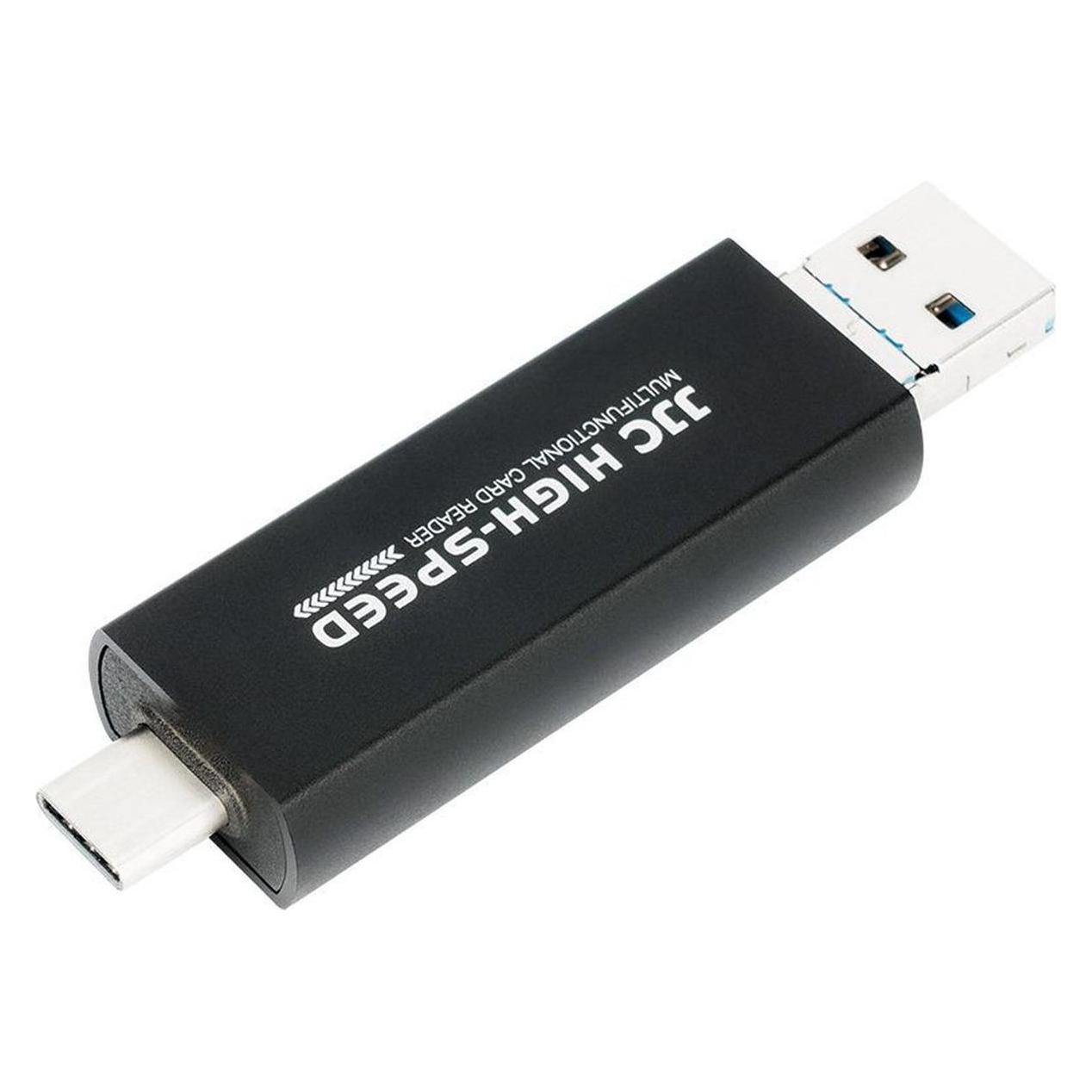 JJC CR UCL1 Memory Card Reader Black (USB 3.0) (JJC CR-UCL1 BLACK)