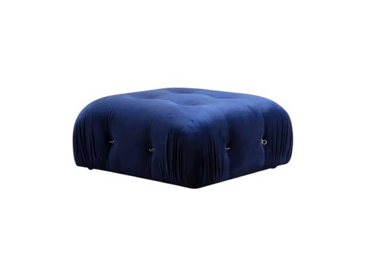 Produce Shop Fußhocker aus Samt 95x95cm Bubble PV - Blau
