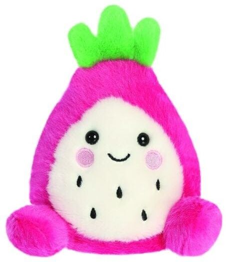 Palm Pals 5" Rhys Dragon Fruit - 13 cm / 5 in cuddly plush toy for little hands and big smiles - Suitable from birth - Pink and White