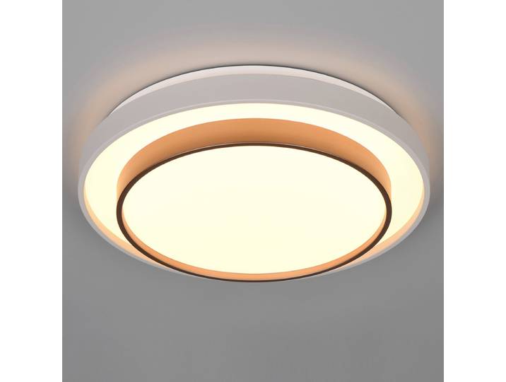 Plafonnier Tenso Ø 38cm Marron/Marron Matériau : Matière plastique Type de matière synthétique : Polycarbonate Module LED