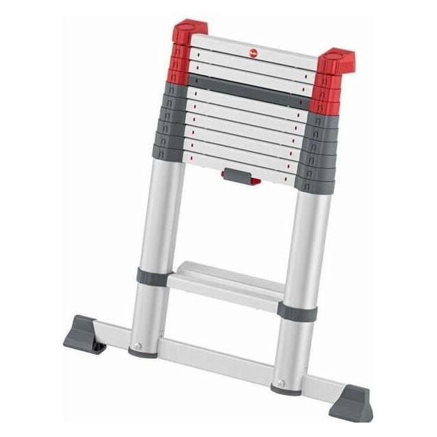 Hailo Flexline Teleskopleiter T100 11 Stufen (Anlegeleiter, 104.70 cm) (7114-111)