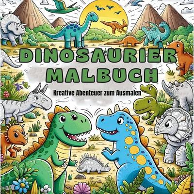 Malbuch für Jungen: Mein Urzeitliches Dinosaurier Malbuch!, Gebundene Ausgabe von S&L Inspirations Lounge, Tredition, 978-3-384-56709-3