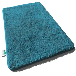 Casa Pura Badematten   Sky Uni   Cool Teal (Petrol)