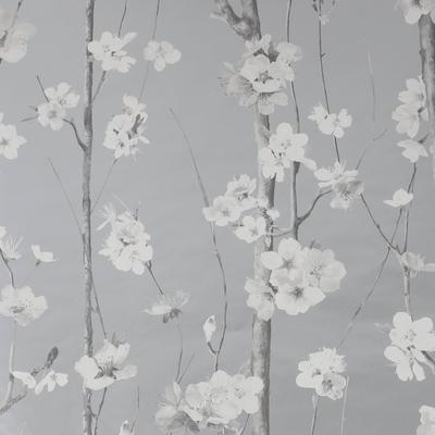 Boutique Hanami Silver Wallpaper
