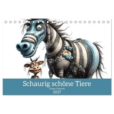 Creepy Creatures (Tischkalender 2027 DIN A5 quer), CALVENDO Monatskalender