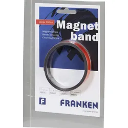 FRANKEN Magnetband 1,5 x 100,0 cm rot