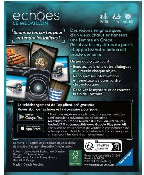Ravensburger Echoes - Le Médaillon