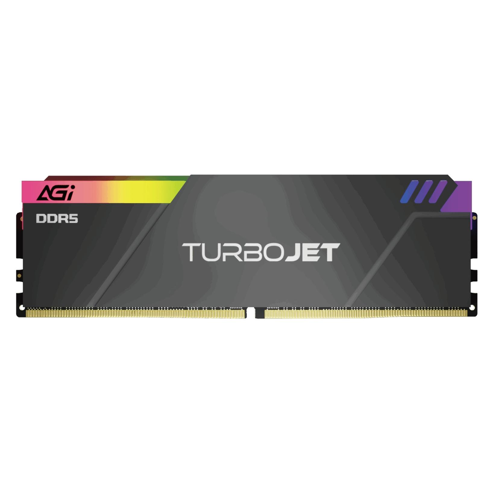 AGI Technische Daten: TURBOJET UD858 Speichermodul 32 GB, 2 x 16 GB DDR5, 6000 MT/s, 288-Pin-DIMM (2 x 16GB, 6000 MHz, DDR5-RAM, DIMM) (AGI6CPC16UD858-DC)