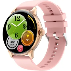 Titmo Smart watches Smartwach O-150 (AMOLED, bluetooth call) pink (46 mm), Smartwatch