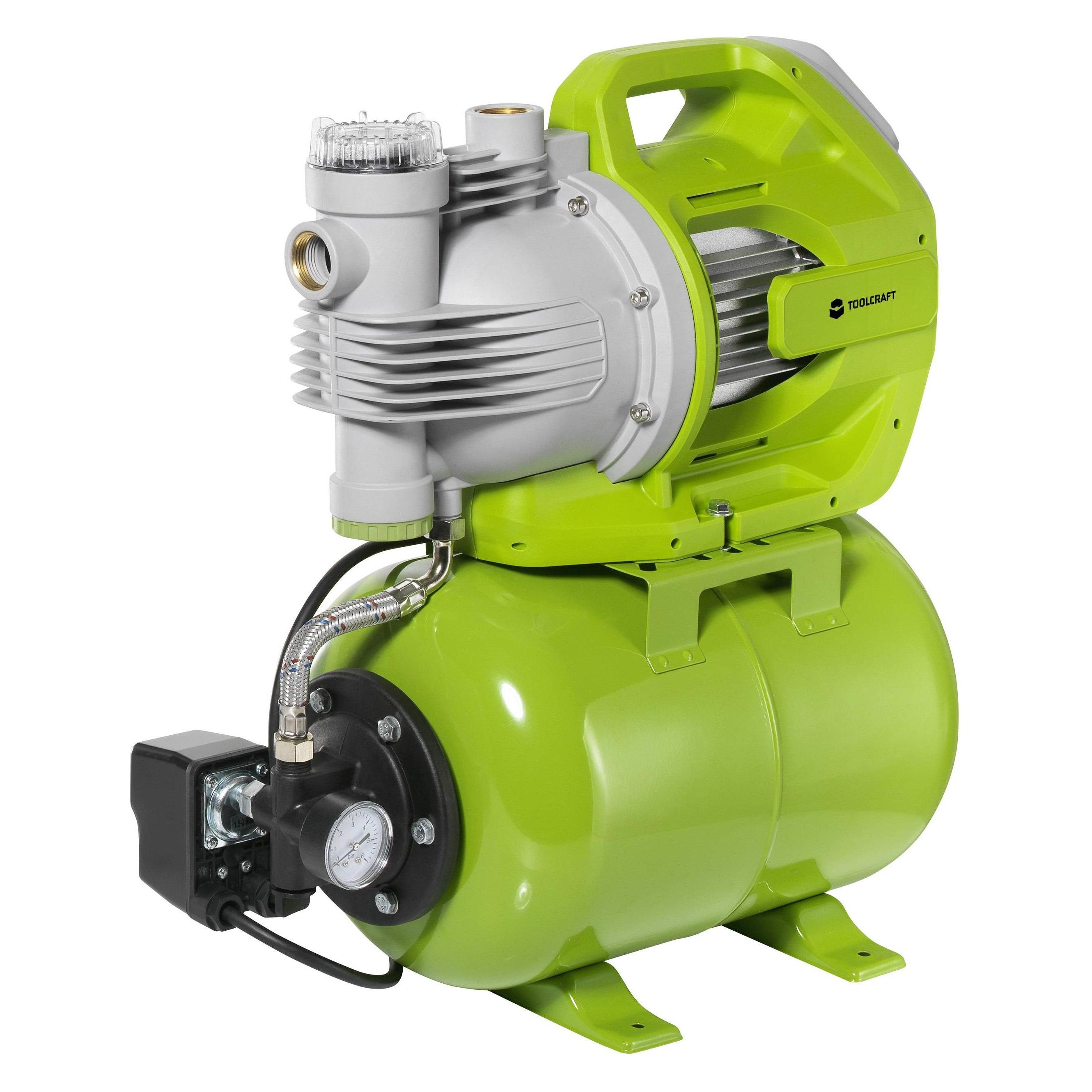 Toolcraft TO-8992887 Hauswasserwerk 230 V/AC 6000 l/h (Hauswasserpumpe) (TO-8992887)