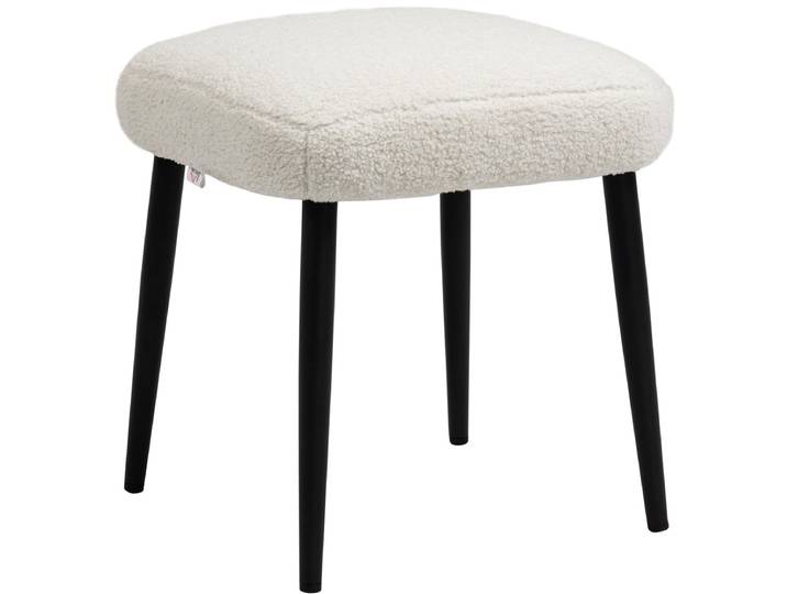 HOMCOM Fußhocker mit Stahlbeine 838-336V00