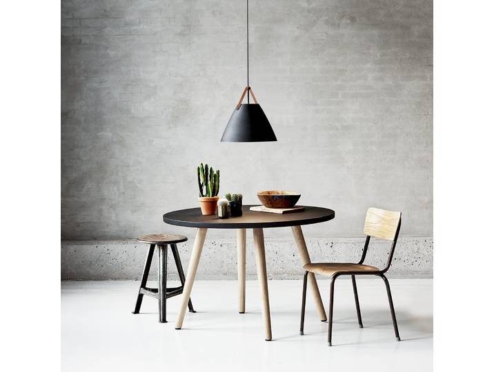 Suspension Strap 48 Black - DFTP DFTP by Nordlux - Salon / séjour - Scandinave - Métal - À ampoule unique