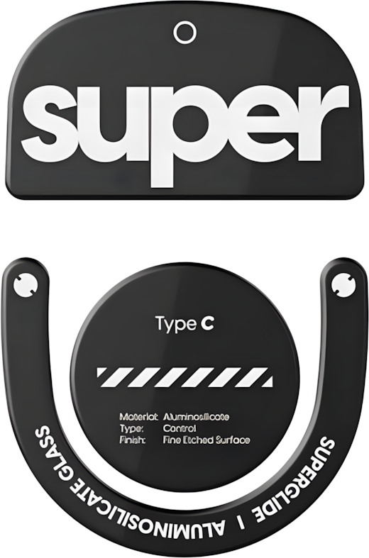 Superglide Type‑c Version 2 Glass Skates Logitech Superlight 2 / X2 Superstrike –