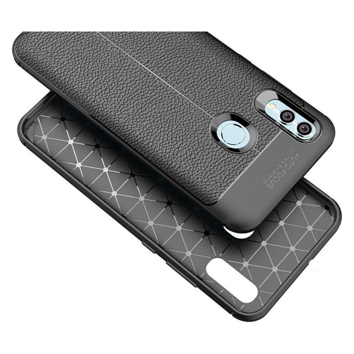 Screenguard Huawei P Smart 2019 Hülle Leather Design TPU Cover (Huawei P Smart (2019)) (00024195)