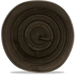 Churchill Stonecast Patina Iron Black Teller Organisch 21cm