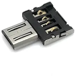 Super Tiny USB 2.0 Hi-Speed OTG Adapter A-Buchse - Micro B-Stecker
