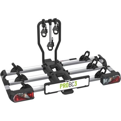 Kupplungsfahrradträger EUFAB "EUFAB 11602 Fahrradträger ProBC3", schwarz-weiß (schwarz, silberfarben), B:140cm H:74cm T:69cm, Fahrradträger