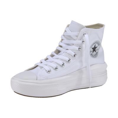 Sneaker CONVERSE "CHUCK TAYLOR ALL STAR MOVE PLATFORM", Damen, Gr. 42, weiß, Textil, Schuhe Sneaker