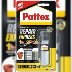 Pattex Powerknete Repair Express 48g Packung mit 6 Stück