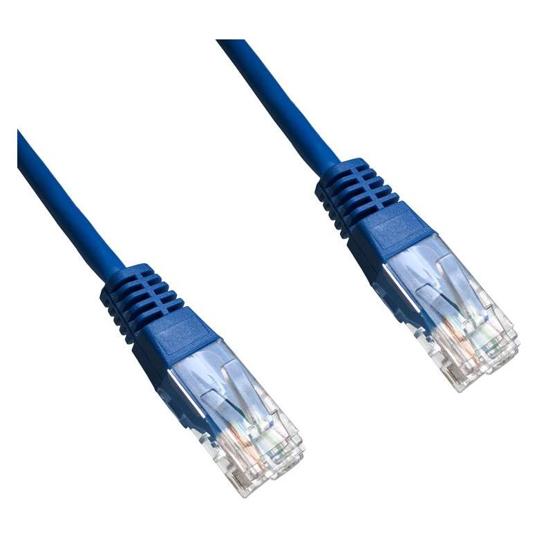 Datacom Patchkabel UTP CAT6 0,5m blau (UTP, CAT6, 0.50 m) (502671003)