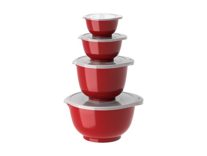 Rosti Ensemble de bols Margrethe, lot de 4 Rouge