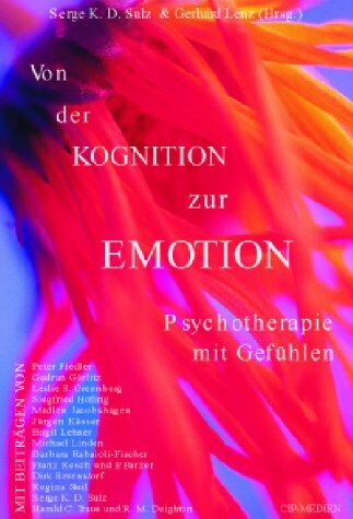 Sulz, Serge K.D. - Von der Kognition zur Emotion - Preis vom 09.10.2026 07:28:09 h