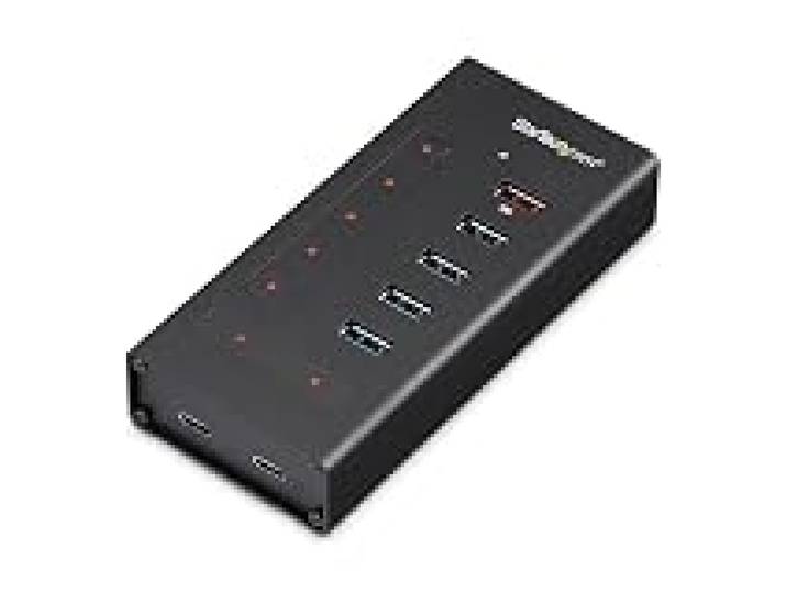 StarTech Hub USB-C 7 Ports, 5x USB-A et 2x USB-C, Metal (HB30C5A2CST)